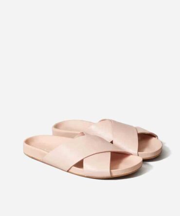 Crossover Leather Sandal